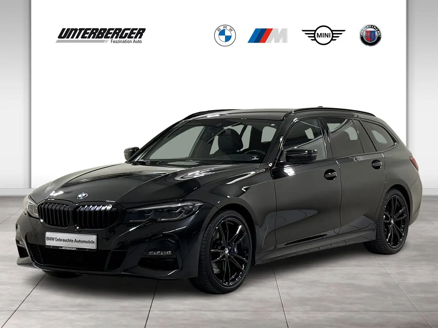 BMW 320 d Touring M Sportpaket AHK DA HUD HiFi Zwart - 1