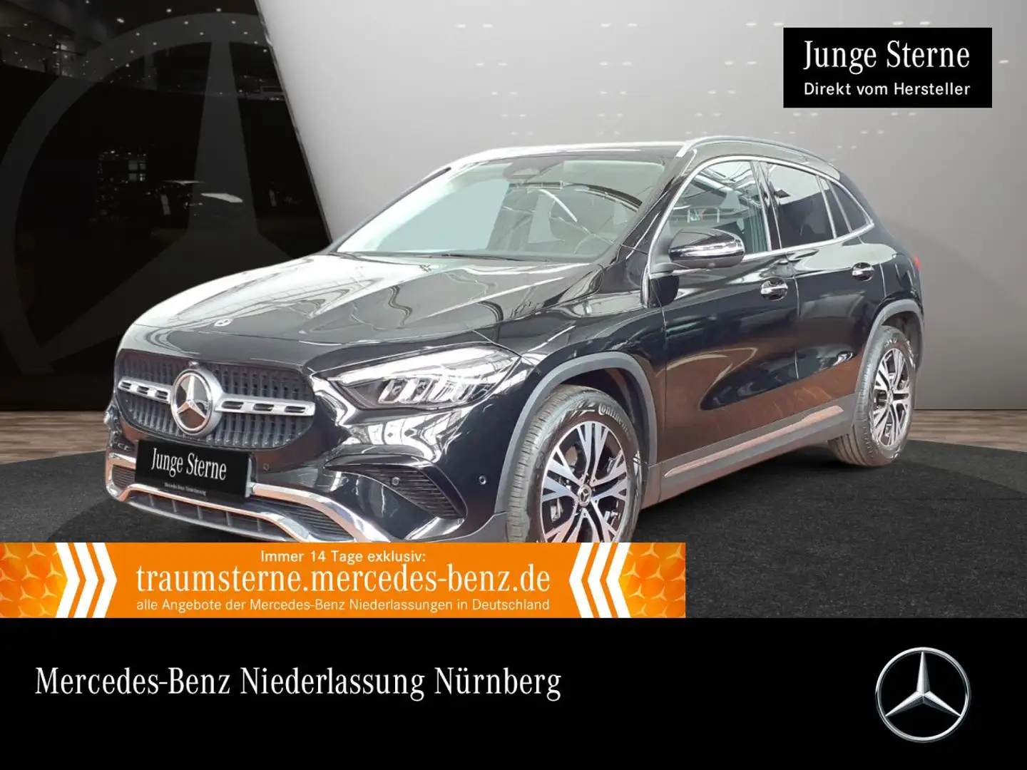 Mercedes-Benz GLA 180 d PROGRESSIVE+360°+AHK+LED+TOTW+KEYLESS Negro - 1