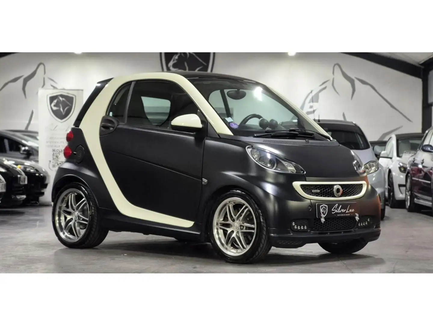 smart forTwo Smart Fortwo Coupe 1.0i - 102 - BRABUS / HISTORIQUE Noir - 1