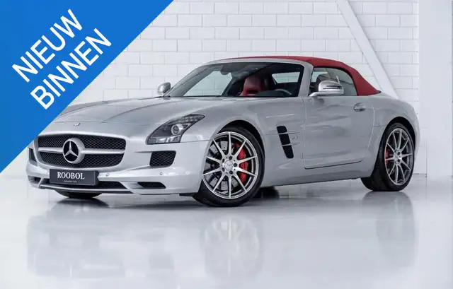Mercedes-Benz SLS Roadster 6.3 AMG l Rood Leder l Rode Cabrioletkap