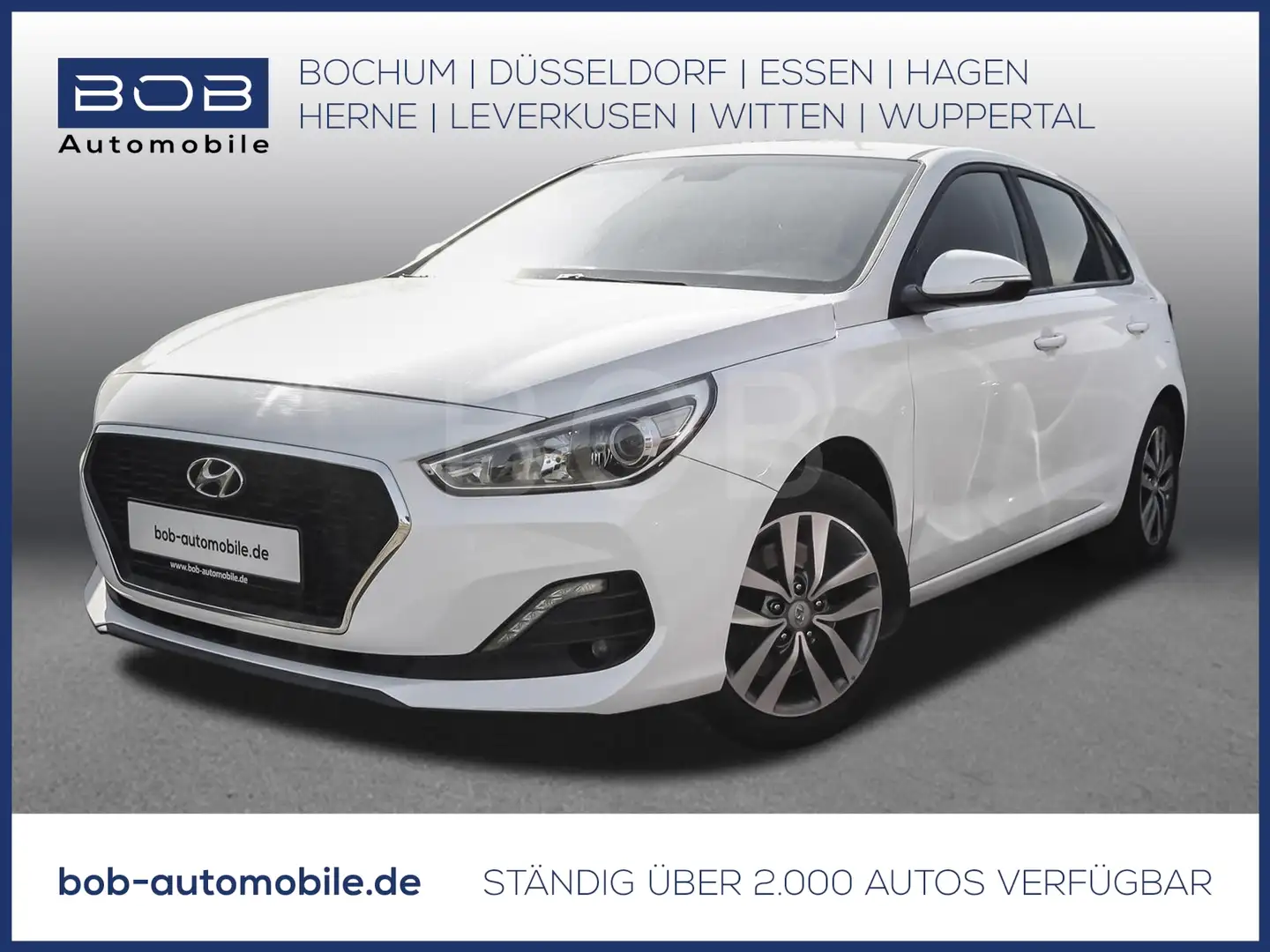 Hyundai i30 1.4 Trend NAVI SHZ LHZ BT White - 1