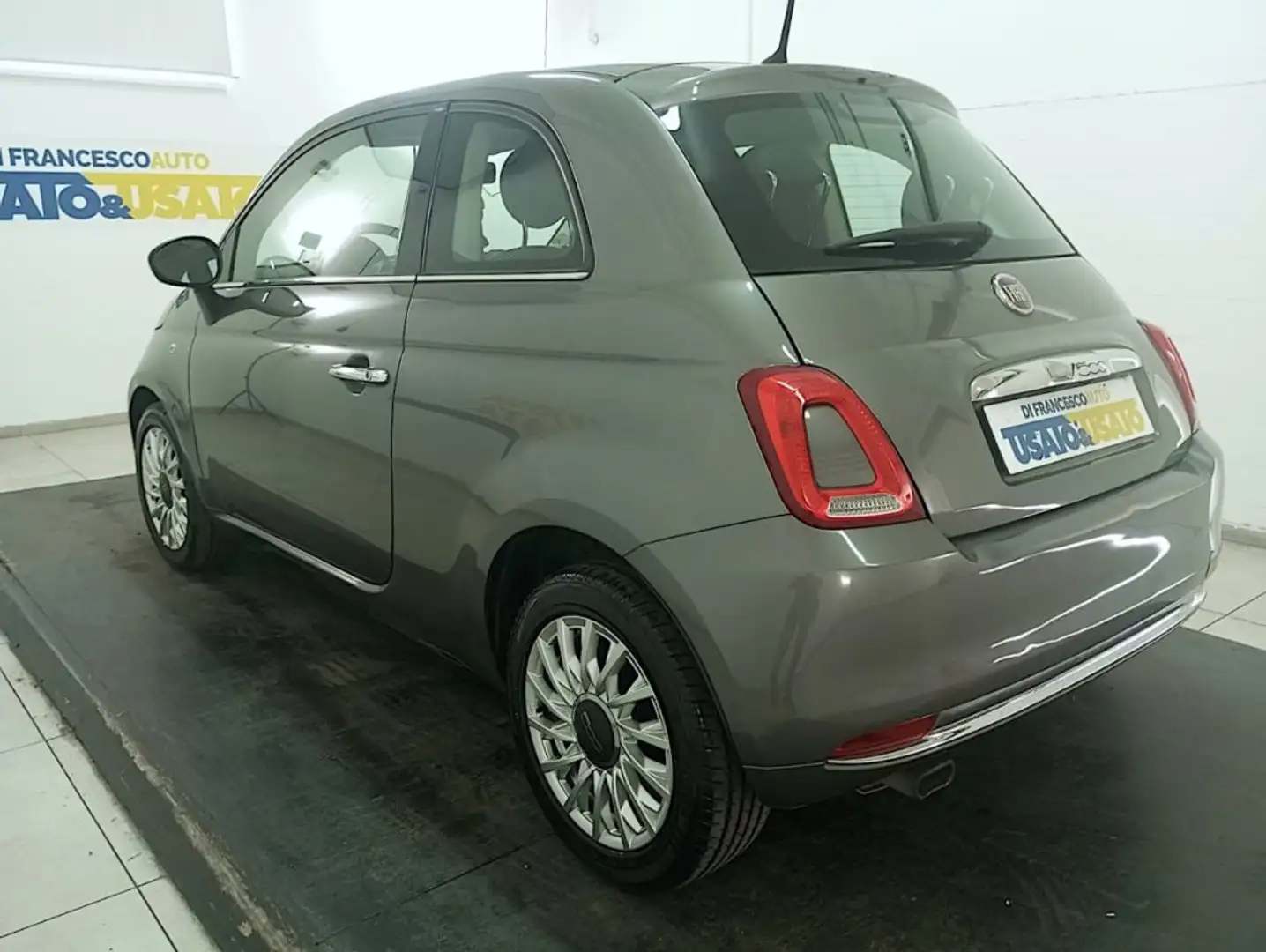 Fiat 500 1.2 Lounge 69cv Automatica Grigio - 2