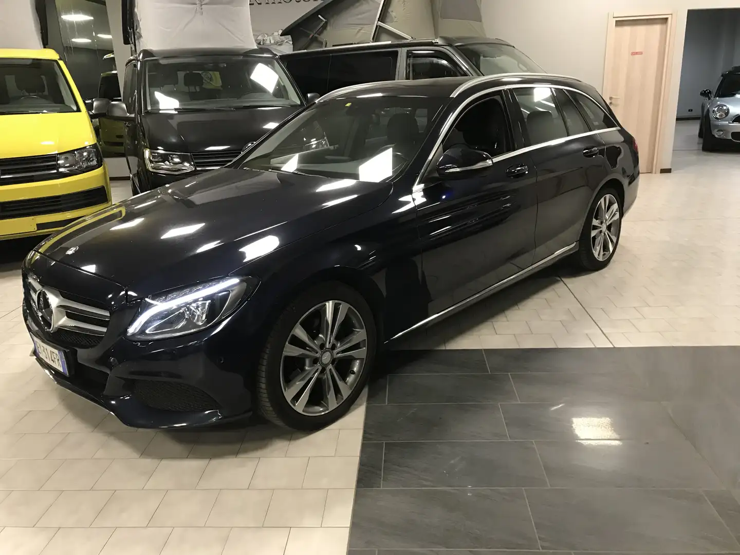 Mercedes-Benz C 220 SW D Sport 170 CV Blau - 1