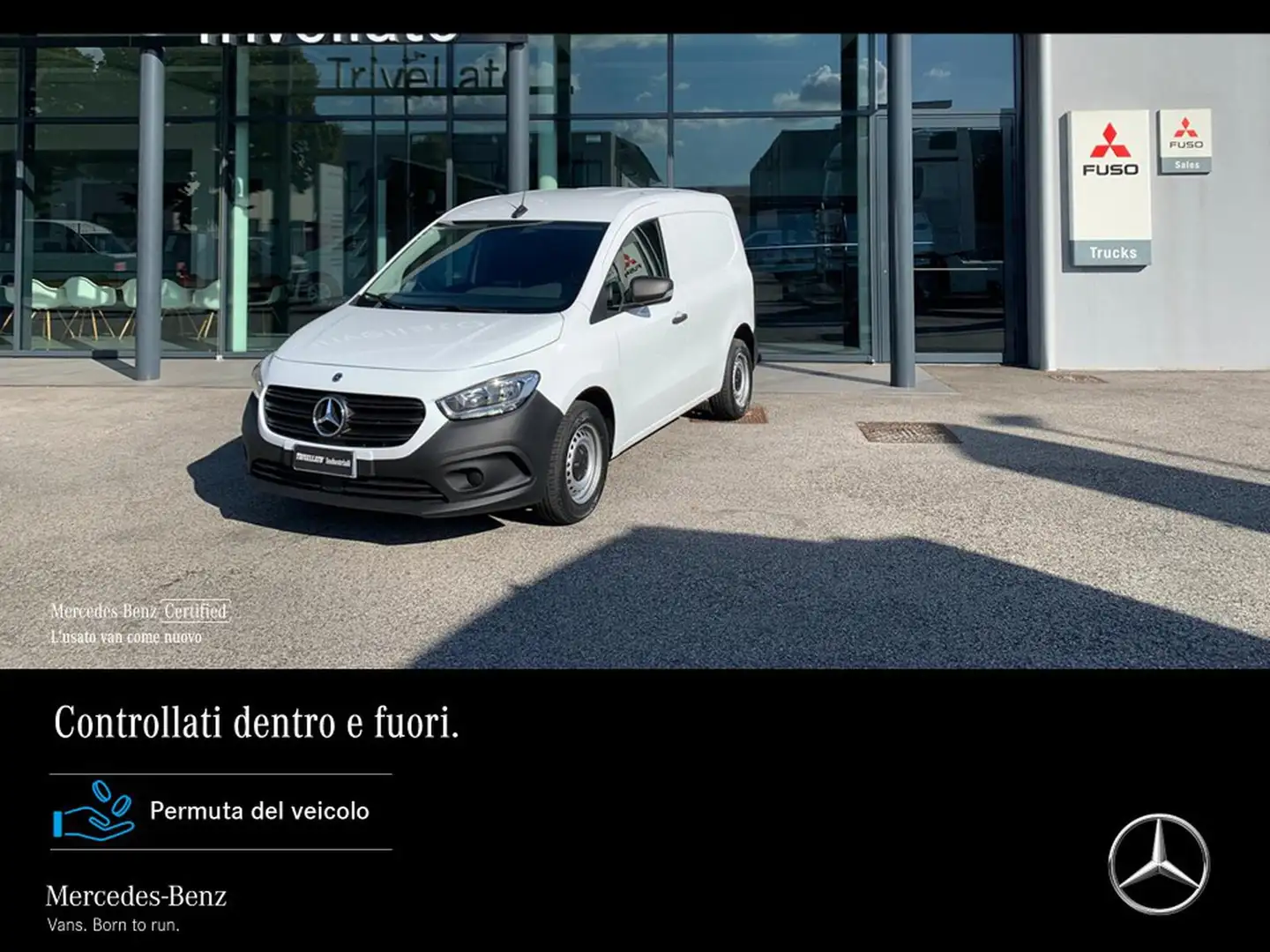 Mercedes-Benz Citan 110 cdi furgone long pro Bianco - 1