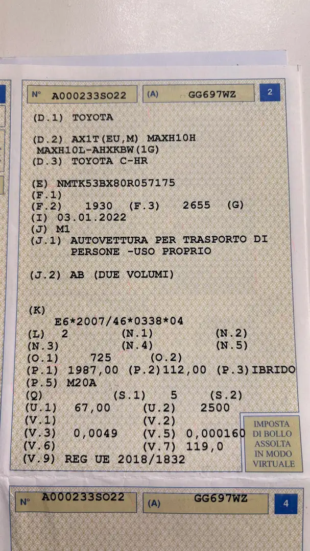 Toyota C-HR Rosso - 1