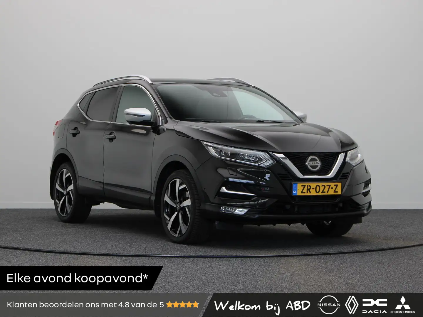Nissan Qashqai 115pk Tekna + | Bose Audio | Panoramdak | Elektris Schwarz - 1