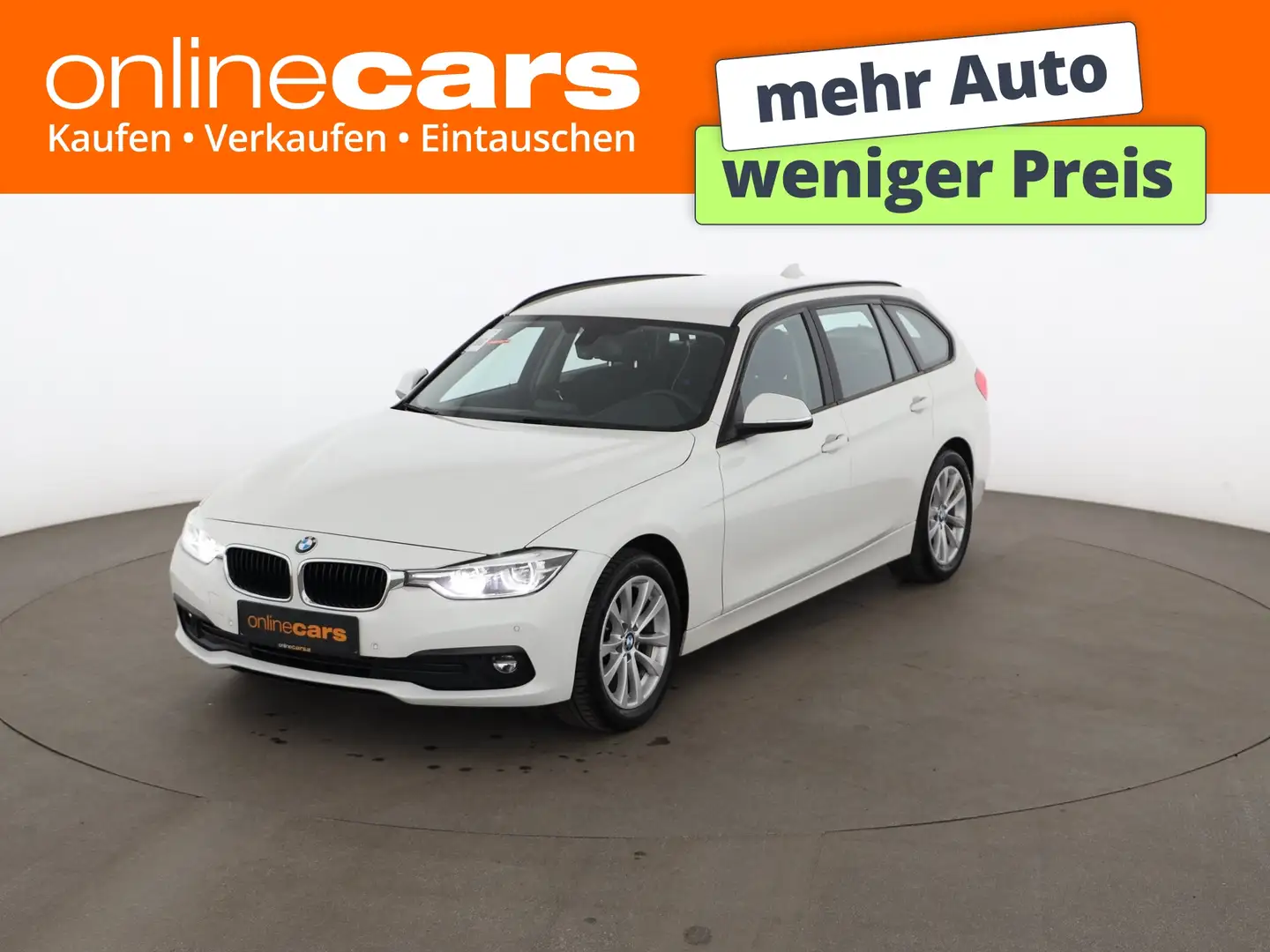 BMW 318 d Touring Advantage Aut LED NAVI SITZHZG TEMP Weiß - 1