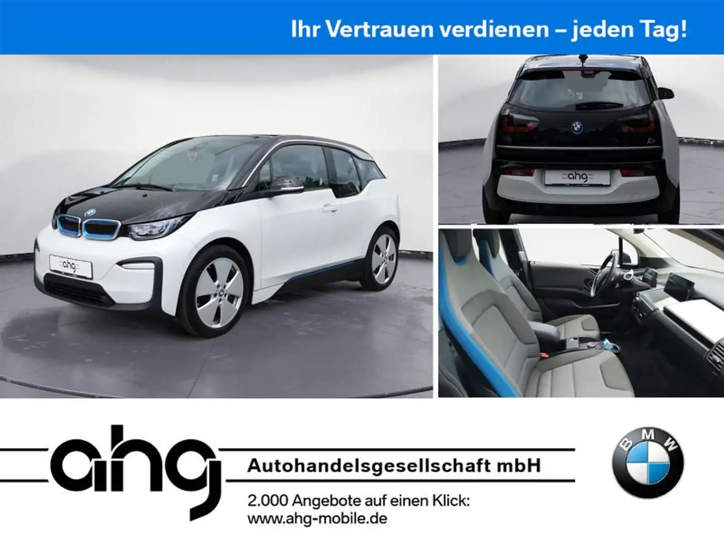 BMW i3 (120 Ah) Navi Prof. Glasdach Keyless Go Weiß - 1
