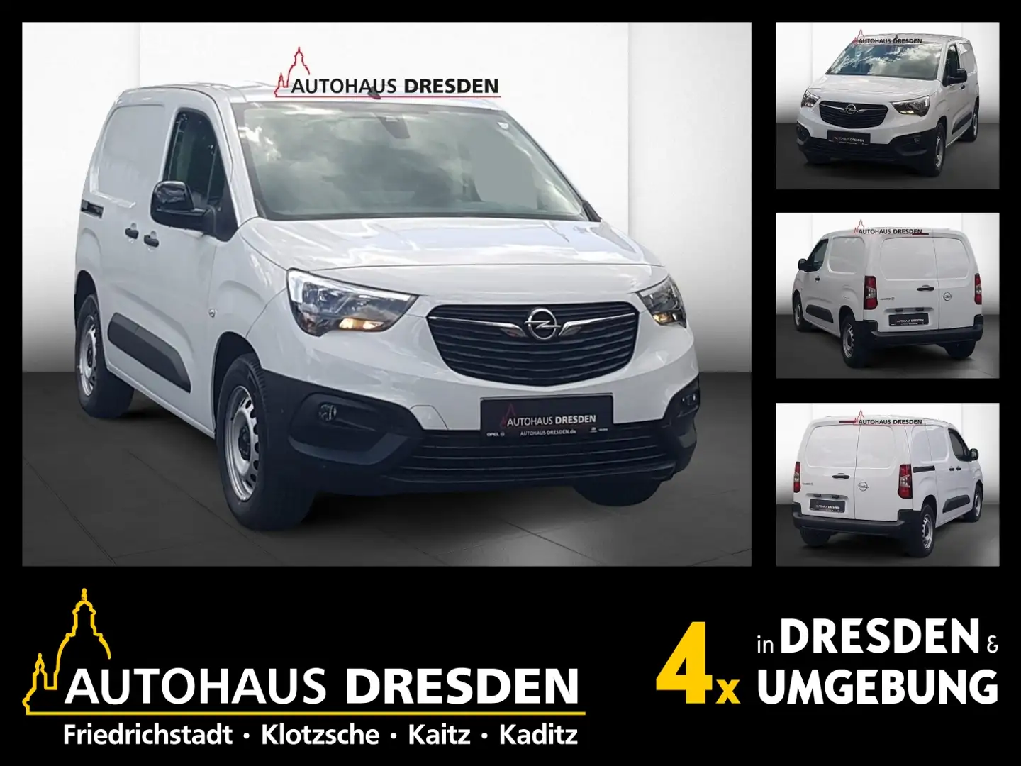 Opel Combo Cargo - e Basis *DAB*PDC*KLIMA*3-SITZER* Blanc - 1