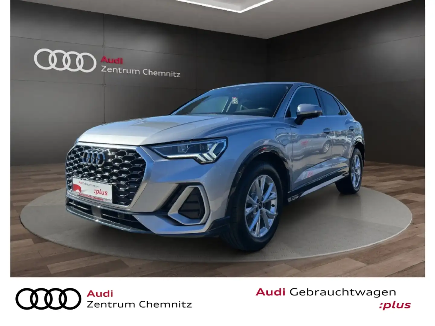Audi Q3 Sportback 45 TFSI e Str. S LINE+LED+NAVI PLUS Silber - 1