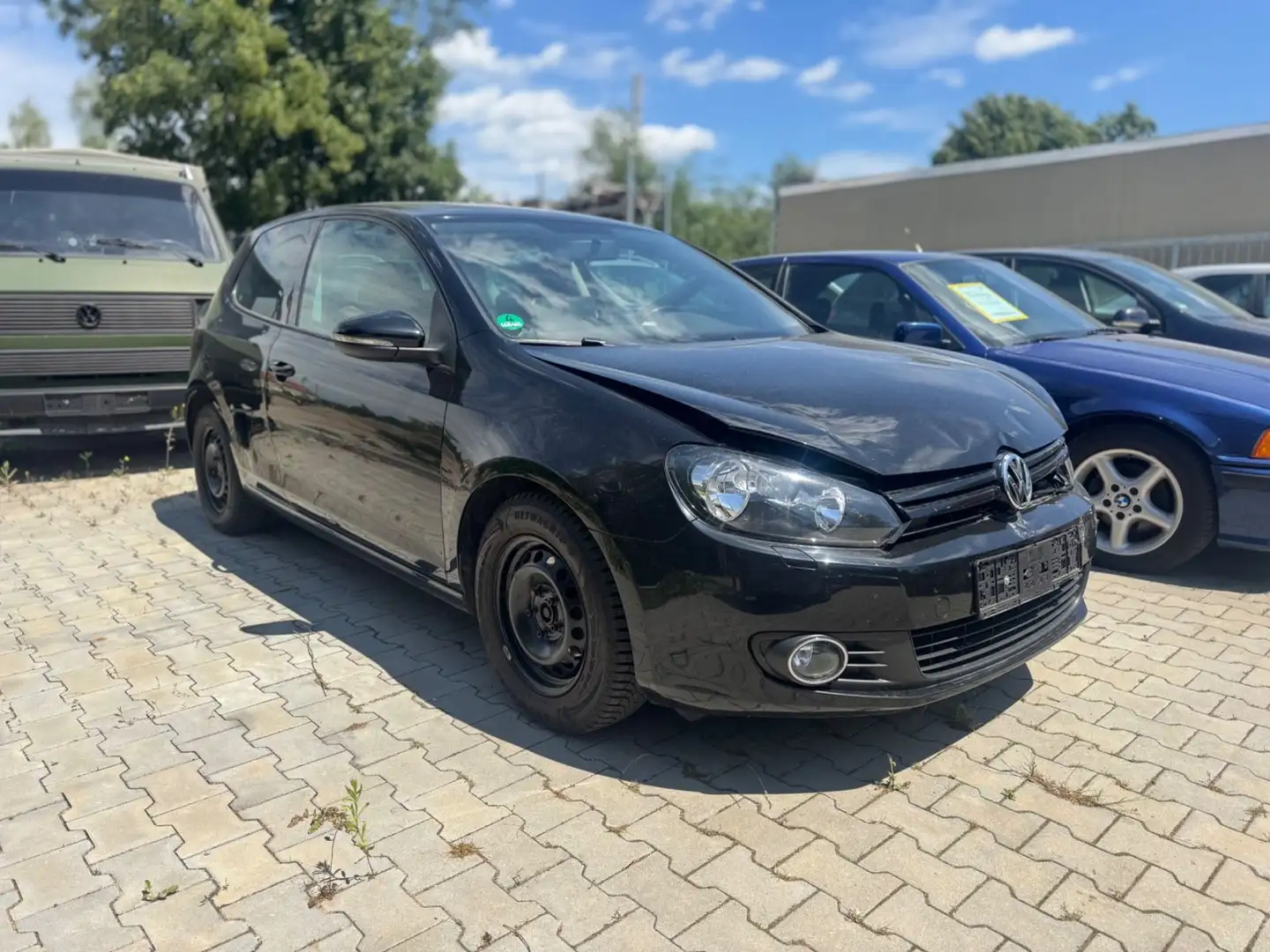 Volkswagen Golf VI 1.6 - Frontschaden - Fahrzeug Fahrbereit Zwart - 1