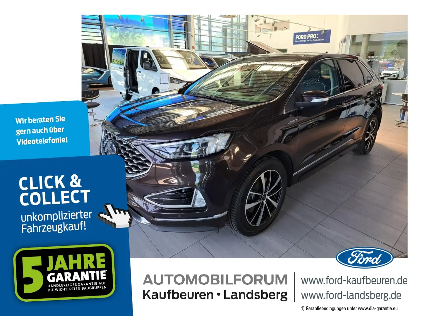 Ford Edge 2.0 EcoBlue Vignale LED Pano StandHzg. AHK - 1