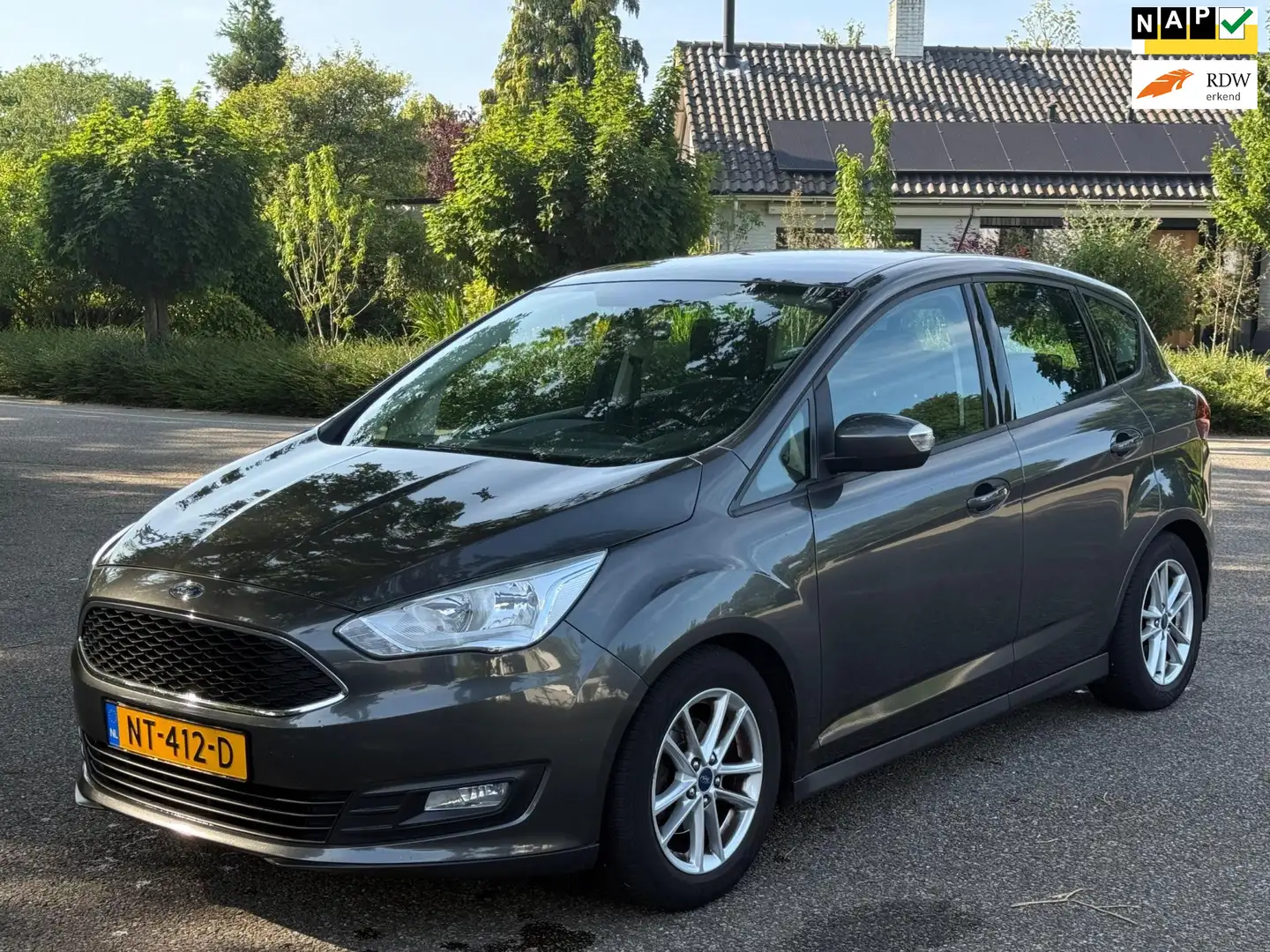 Ford C-Max 1.0 Trend Carplay Boekjes Trekhaak! Grijs - 1