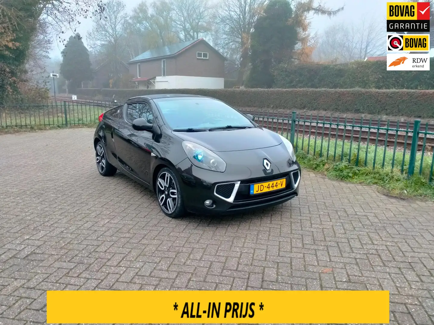 Renault Wind 1.2 TCE Dynamique Airco cruise ALLINPRIJS Schwarz - 1