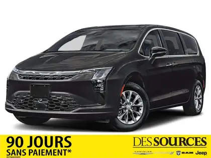 Black 2027 Chrysler Pacifica Minivan Front-Wheel Drive 9-Speed Automatic