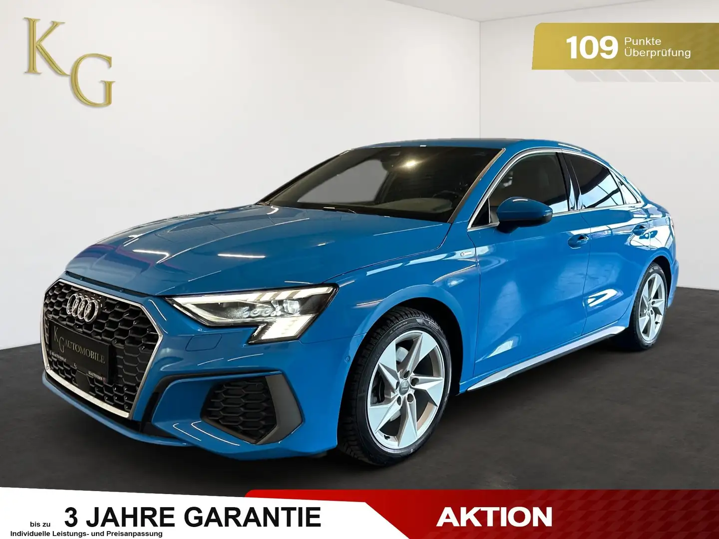 Audi A3 35 TFSI 3x S-Line ab ca. 225€ monatlich Blau - 1