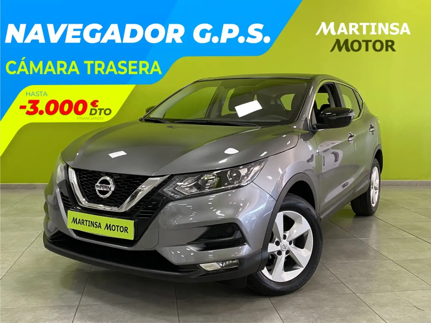 Nissan Qashqai 1.3 DIG-T Acenta 4x2 103kW Gris - 1