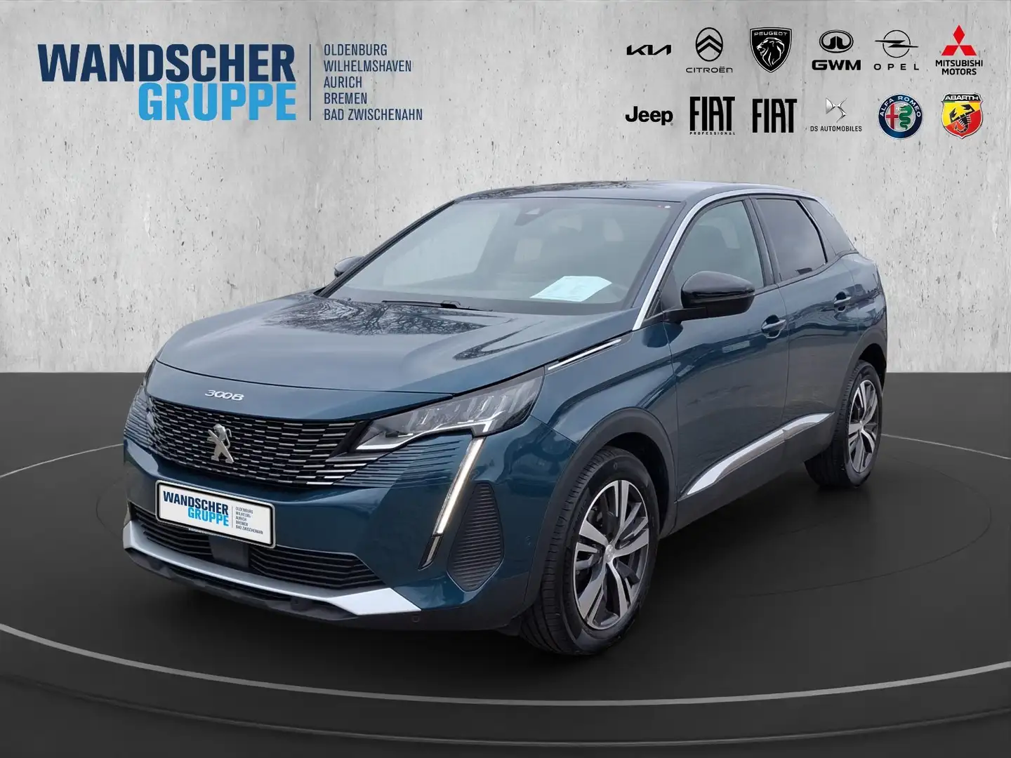 Peugeot 3008 Allure Pack 1.2 PureTech 130 Kam.+KeyLess Blau - 1