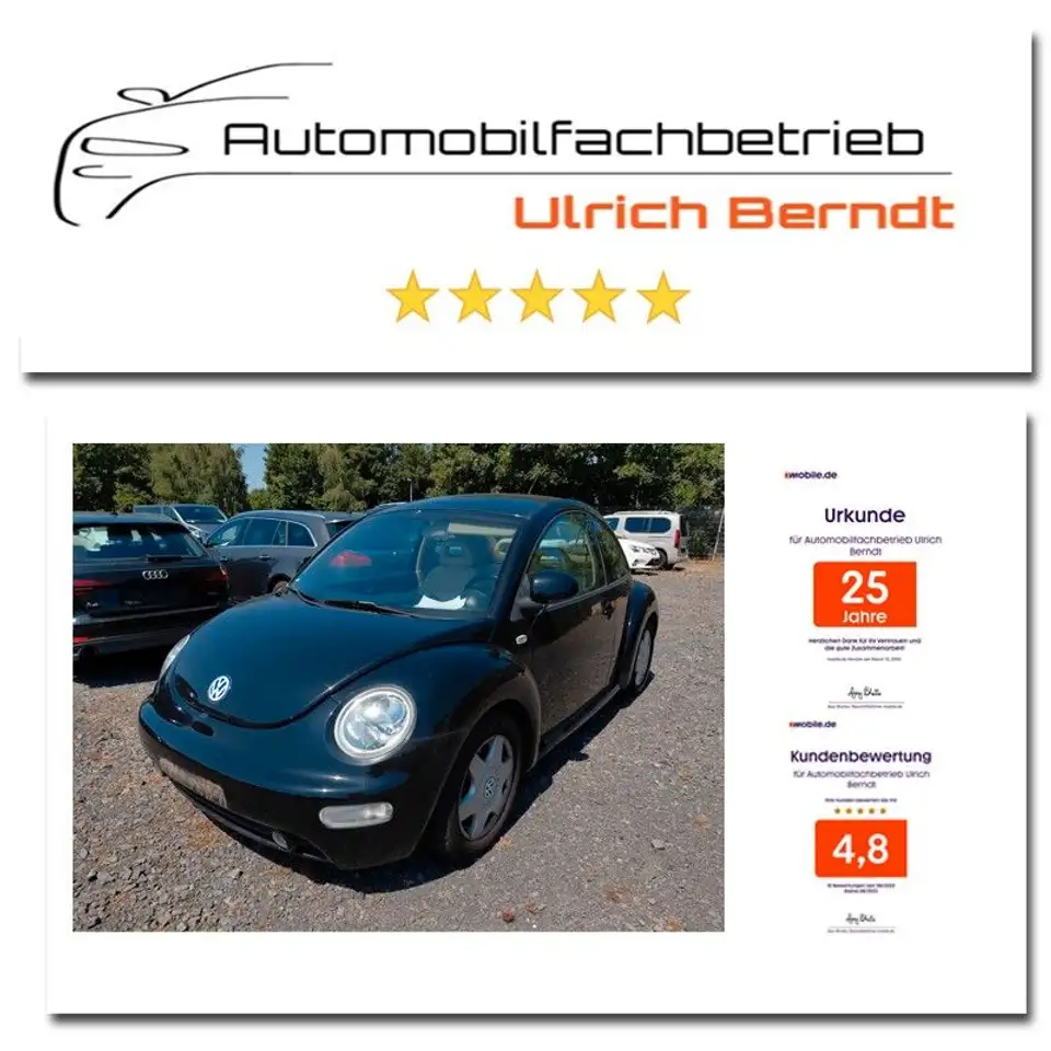 Volkswagen New Beetle 2.0 - Leder/Klima TÜV +Inspektion neu, foto 1
