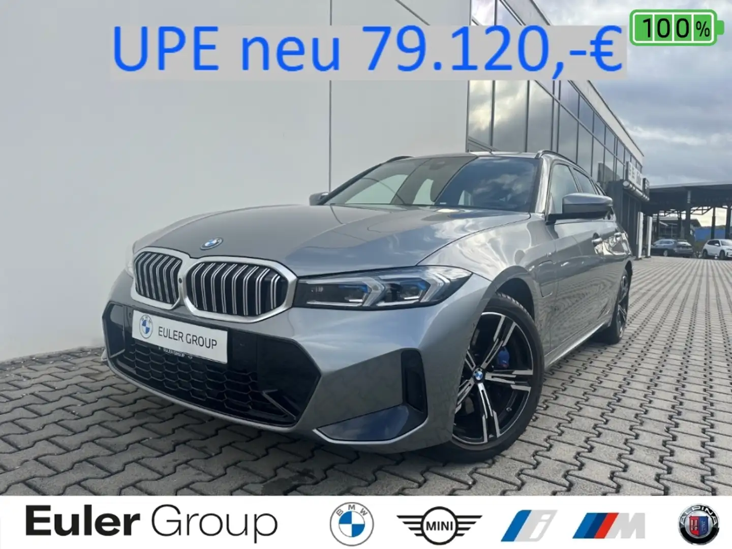 BMW 330 e Touring M Sport 18'' AHK Pano Comf.+Innov.Pak. M Grau - 1