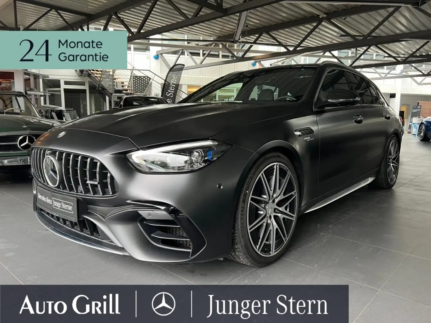 Mercedes-Benz C 63 AMG C 63 T S E Performance *magno* Pano Burm HuD AHK Grau - 2