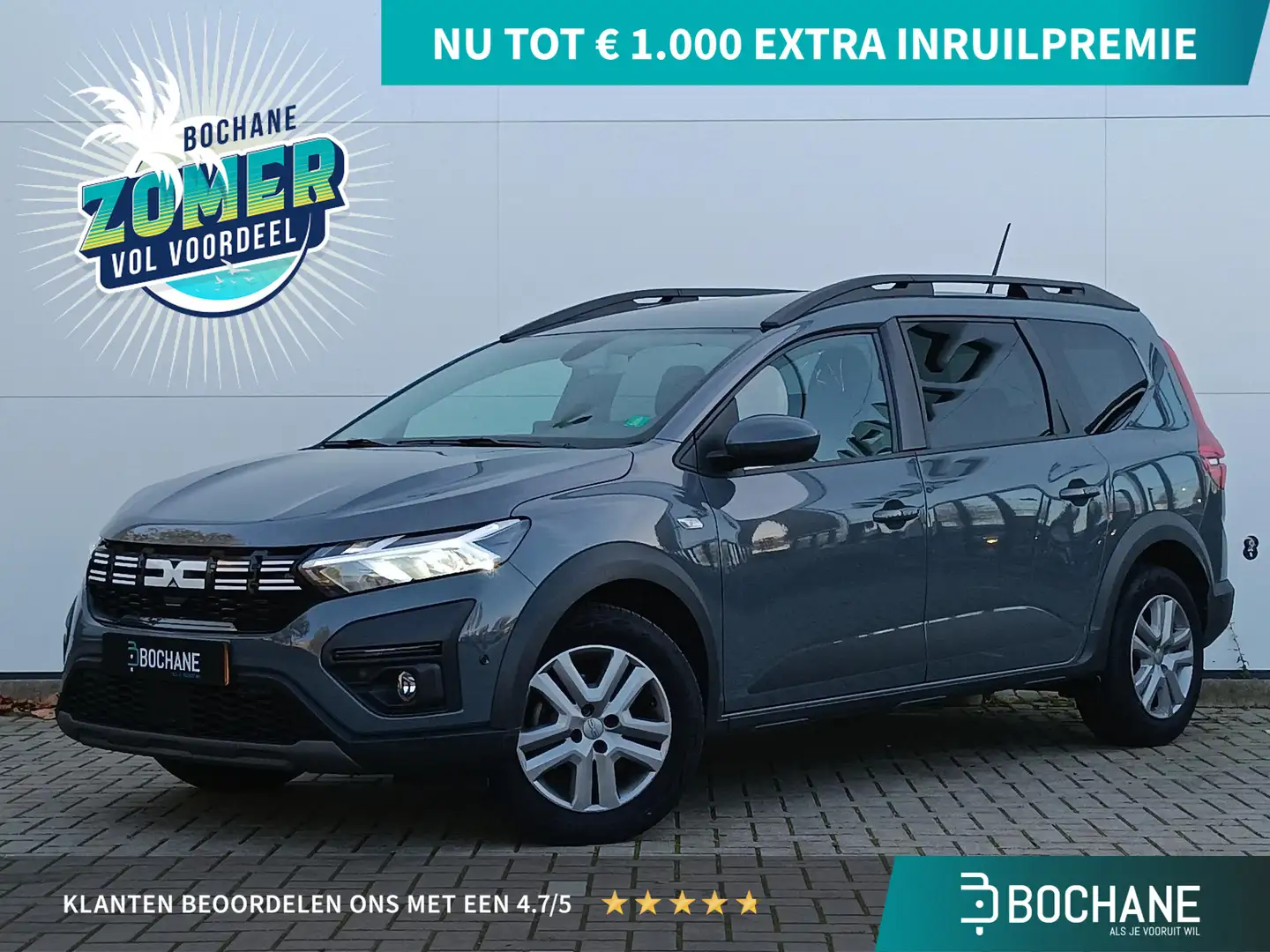 Dacia Jogger 1.0 TCe 110 Expression 7p. Navigatie / Parkeersens Grijs - 1