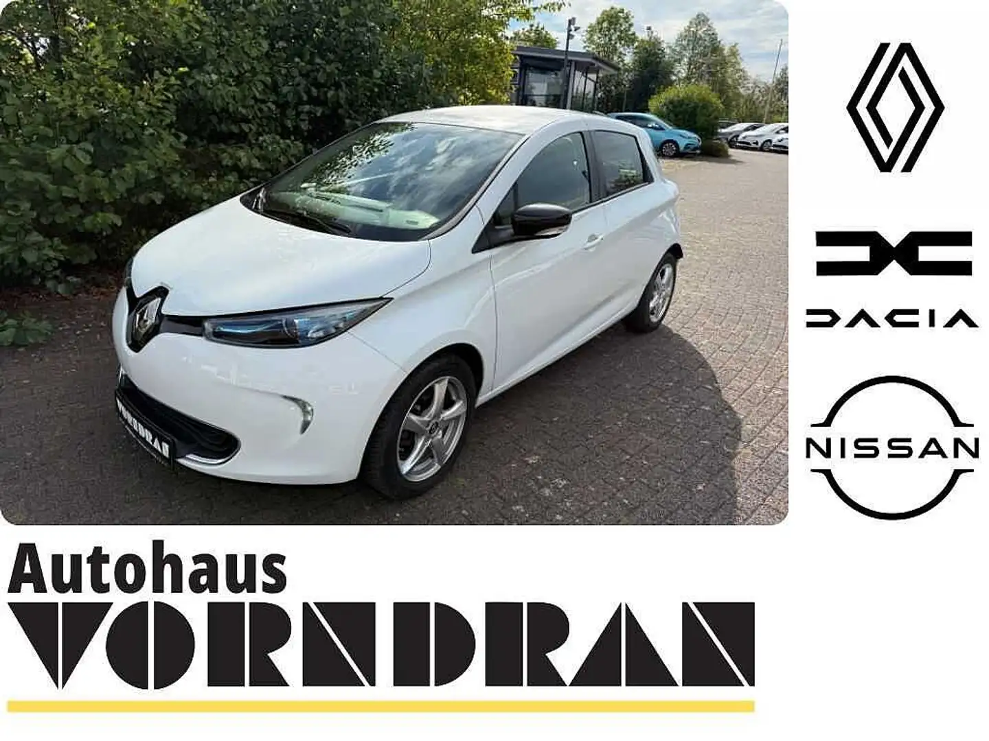 Renault ZOE Intens ZE40 SHZ, PDC+Kamera, Navi+DAB Weiß - 1