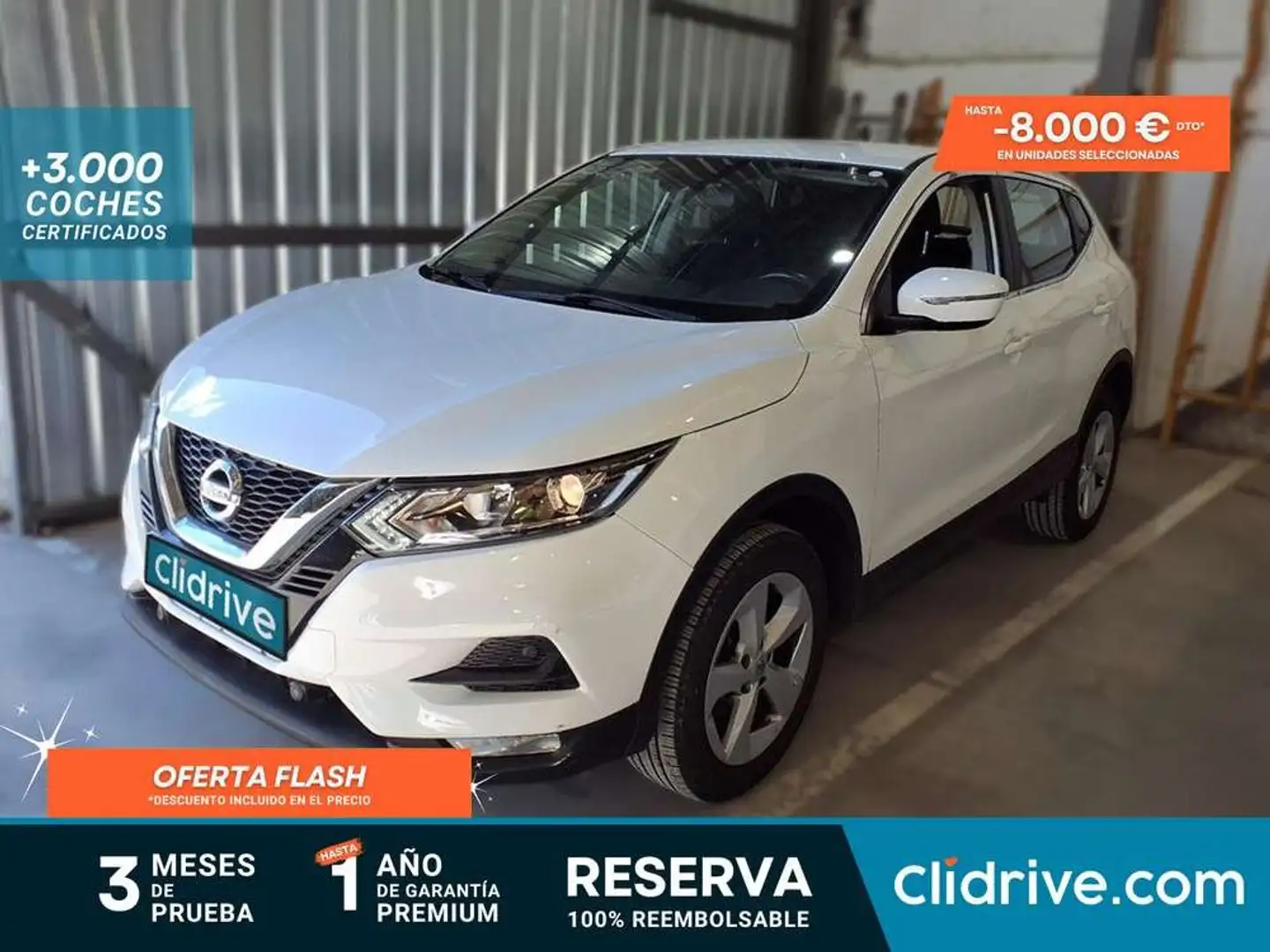 Nissan Qashqai dCi 85 kW (115 CV) E6D ACENTA Weiß - 1
