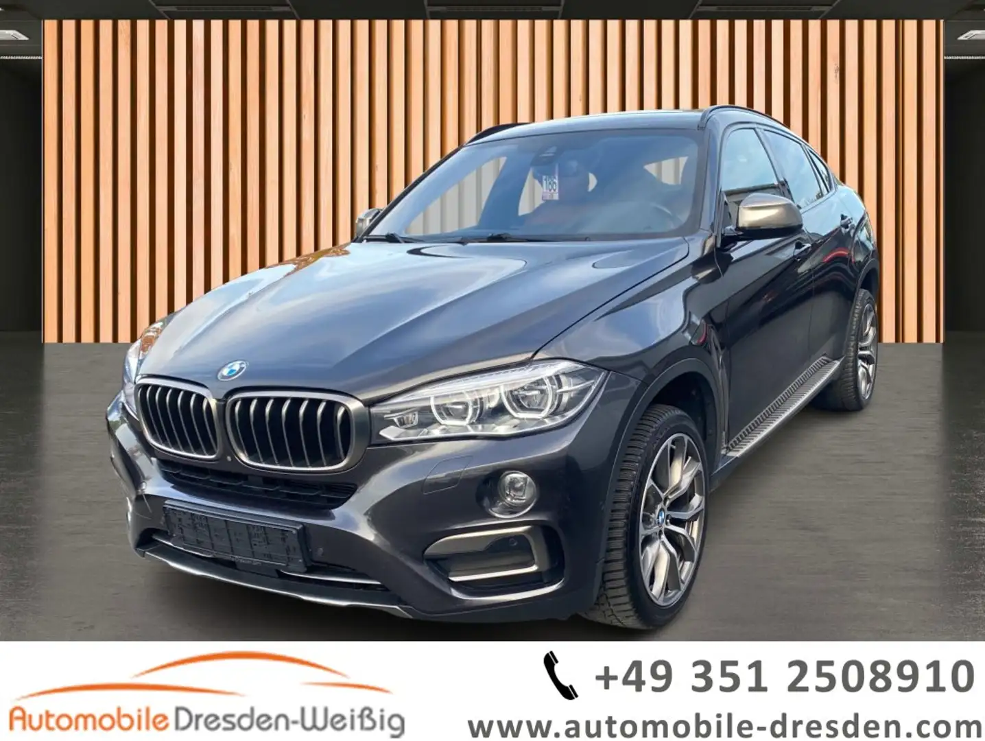 BMW X6 xDrive 40 d*SoftClose*AHK*Stdhzg*Pano*HeadUp* Сірий - 1