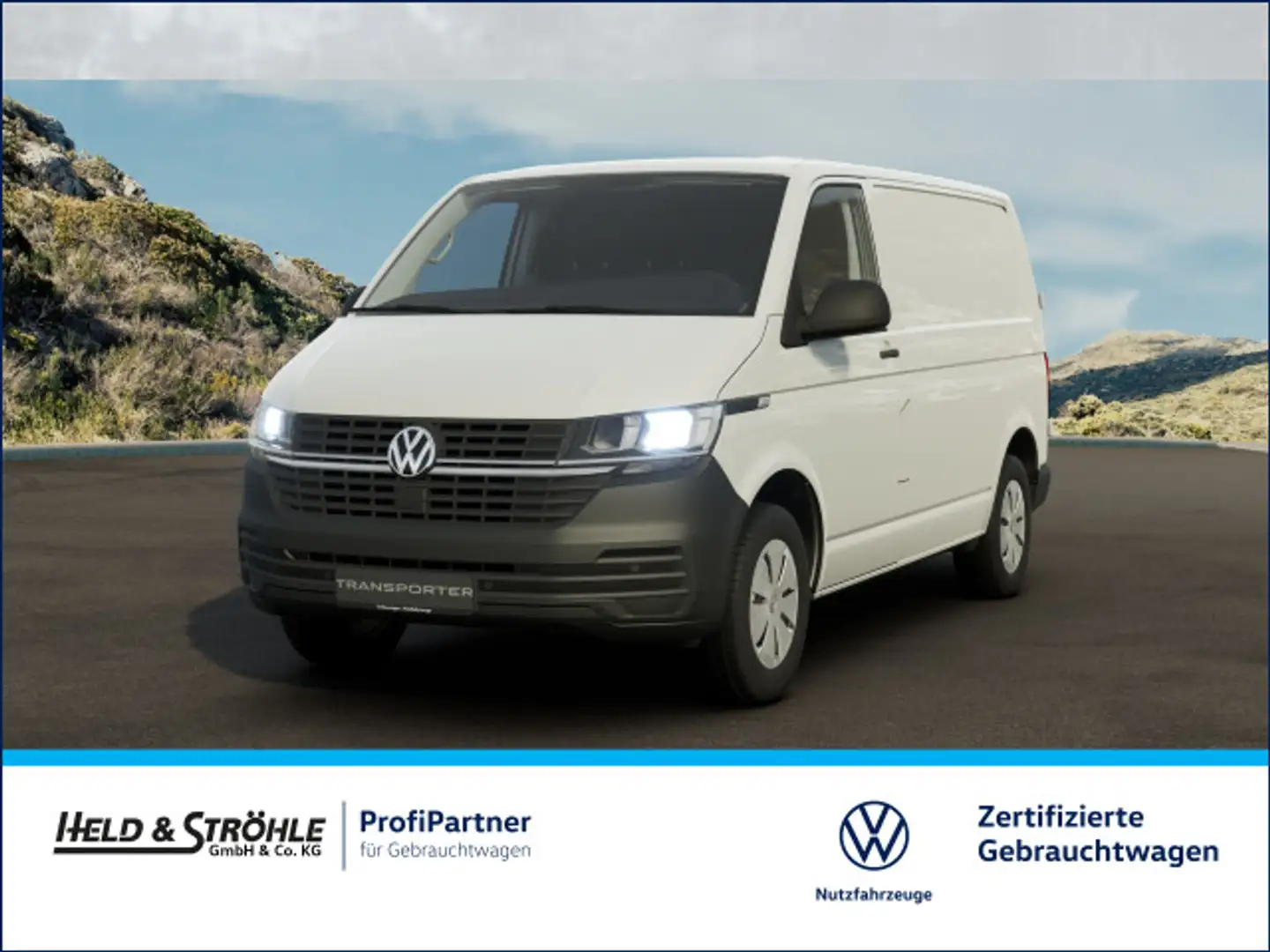 Volkswagen T6.1 Transporter T6.1 Kasten 2.0TDI AHK PDC FLÜGEL KOMFORT 3000kg Weiß - 1