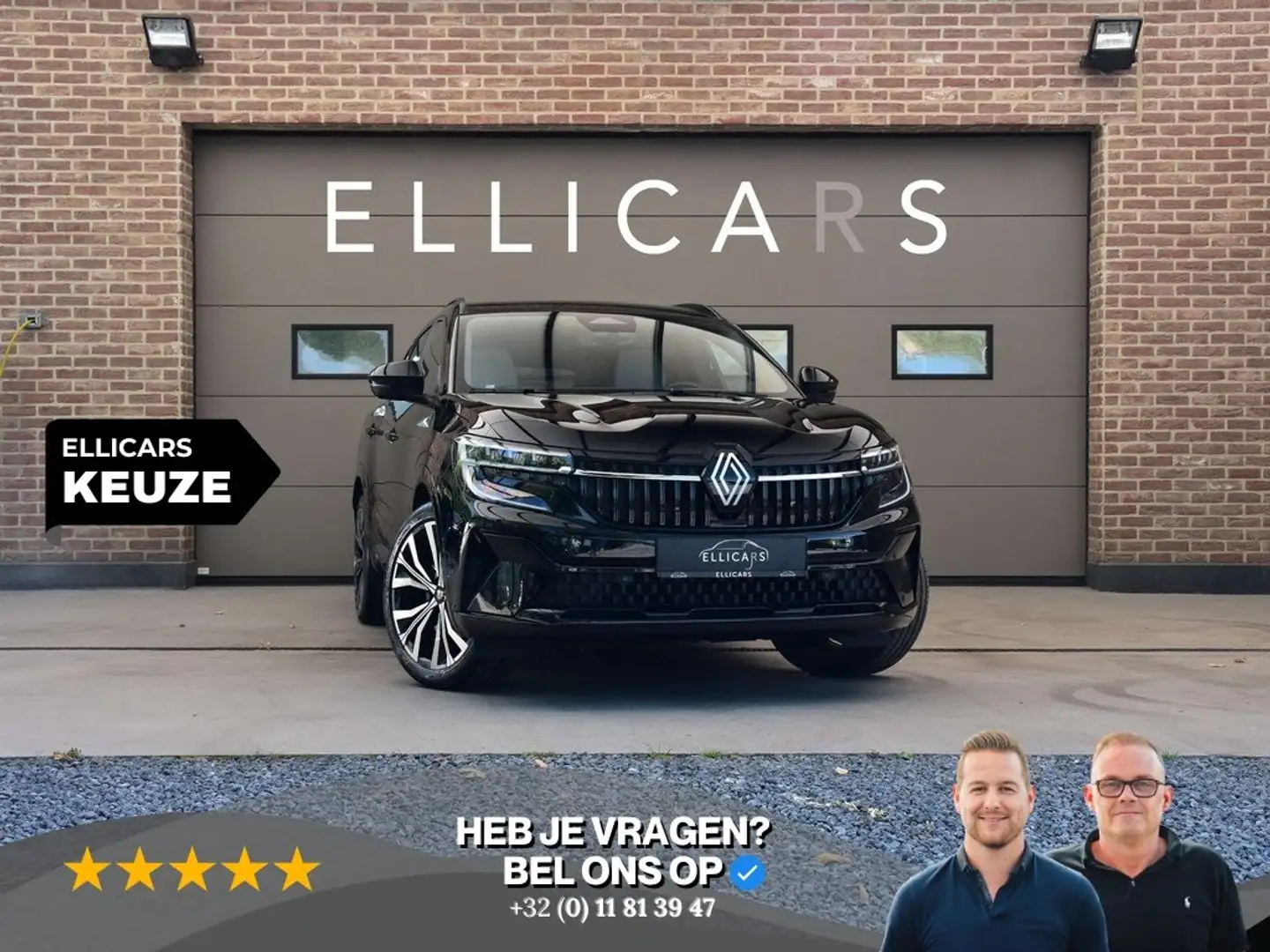Renault Espace 1.2 E-TECH ICONIC / 7-ZIT / PANO DAK / CARPLAY Noir - 1