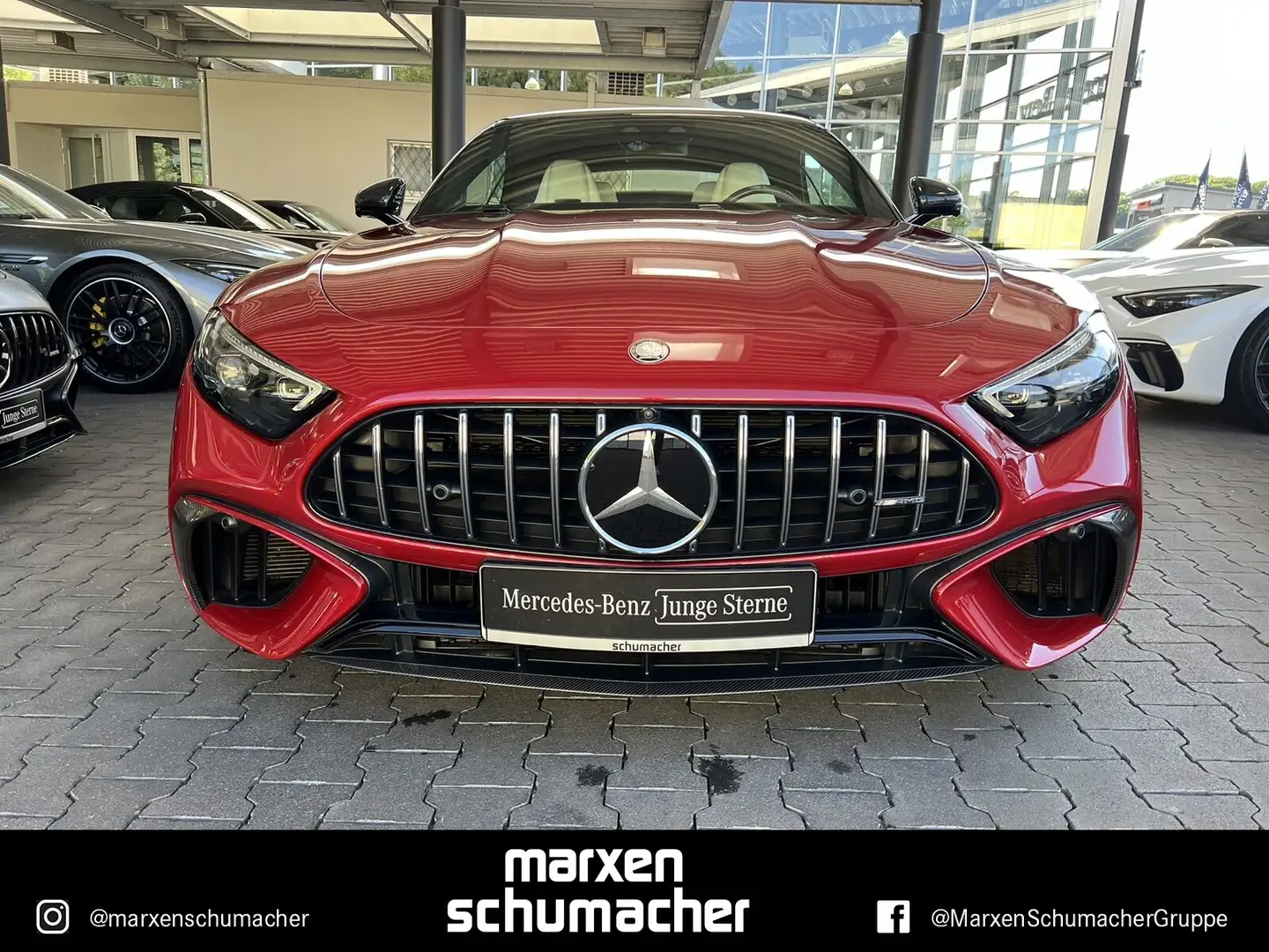 Mercedes-Benz SL 63 AMG AMG SL 63 4M+ Carbon+Perf.Sitze+Lift+Burm3D+21" Rot - 2