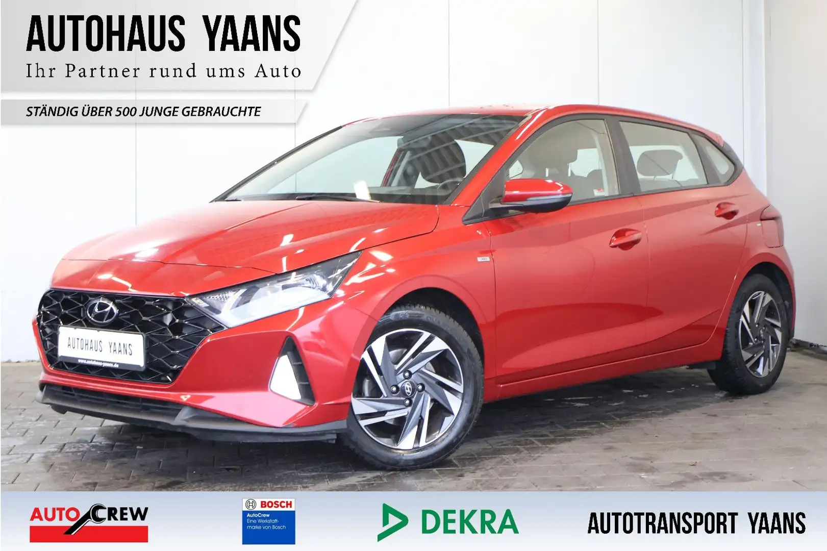 Hyundai i20 Trend DIGITAL+CARPLAY+LANE+KAM+ALU Rouge - 1