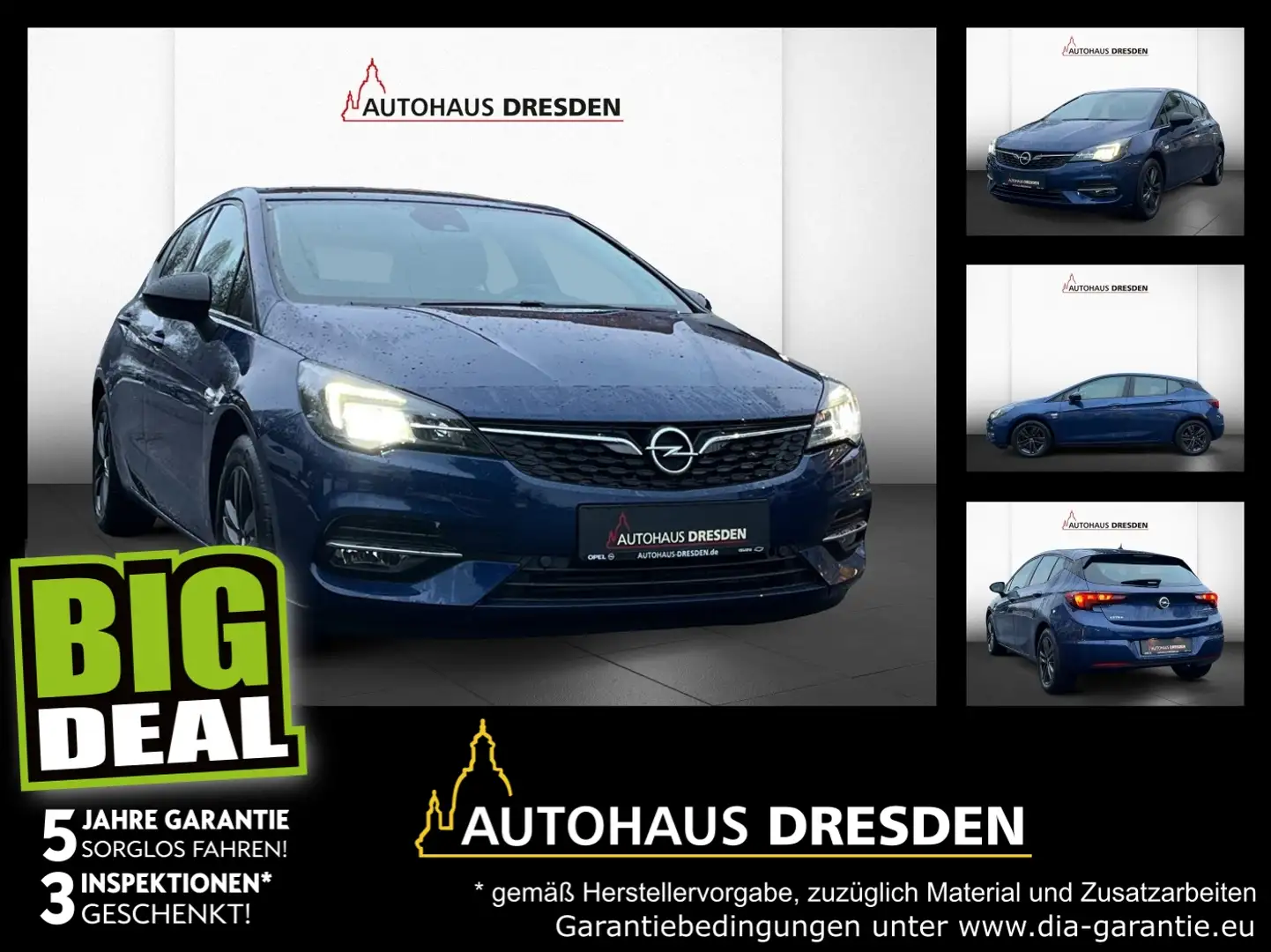 Opel Astra K 1.2 Turbo  2020 LED+Winterp.+2xKlima Blau - 1