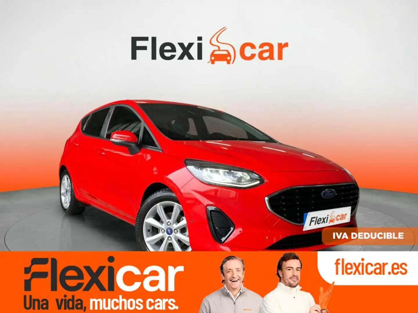 Ford Fiesta 1.0 EcoBoost Trend 100 Rojo - 1