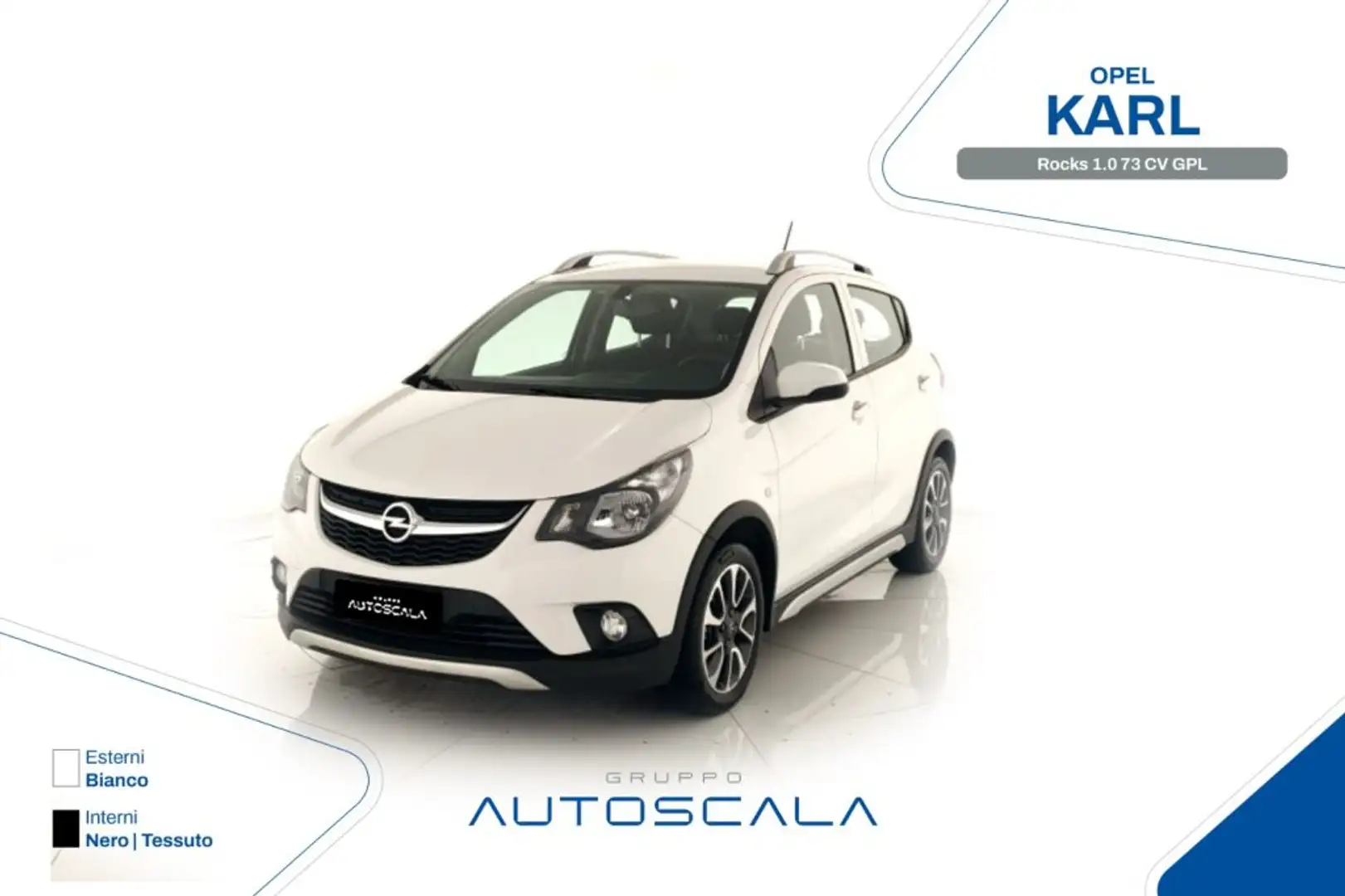 Opel Karl Rocks 1.0 73 CV GPL Weiß - 1