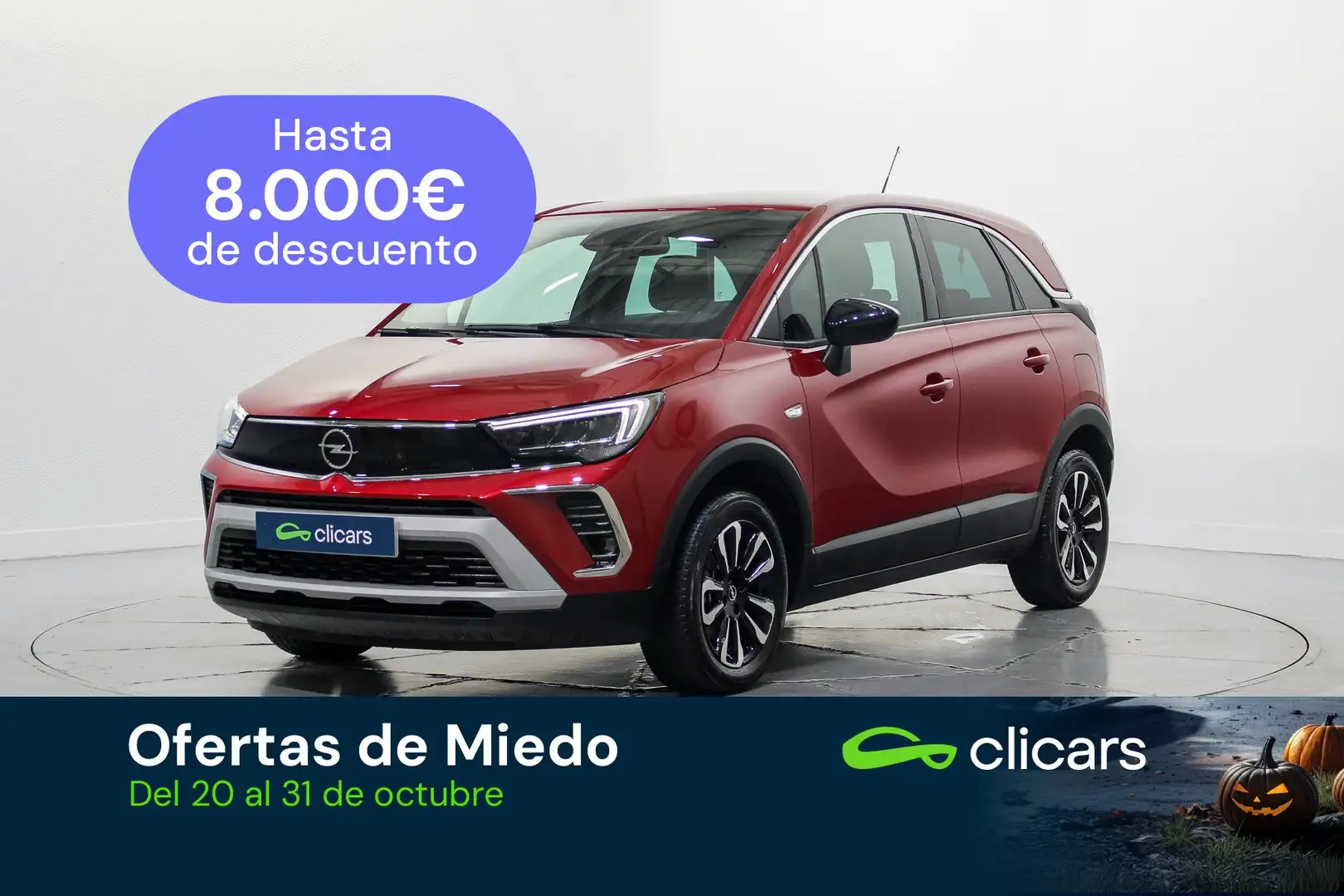 Opel Crossland 1.2 S&S Elegance Pack 110 Rouge - 1