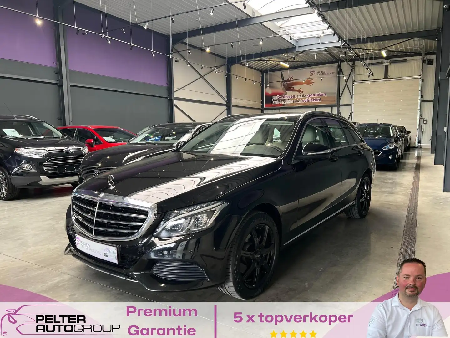 Mercedes-Benz C 180 benzine Automaat 156pk Eur6b Noir - 1