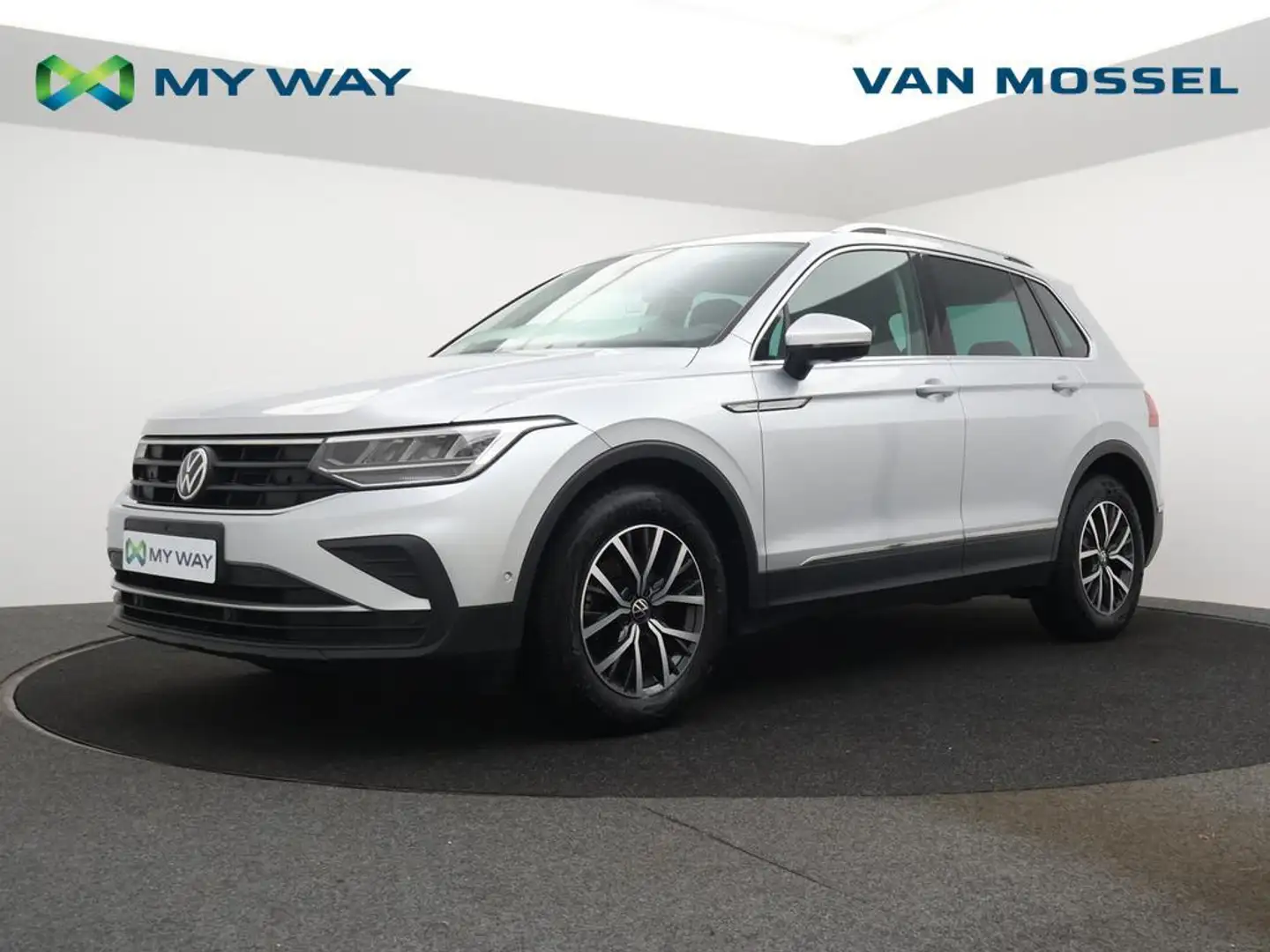 Volkswagen Tiguan Life 2.0TDI 122PK *NAVI*APP CONNECT*BLTH*ADAPTIVE  Argent - 1