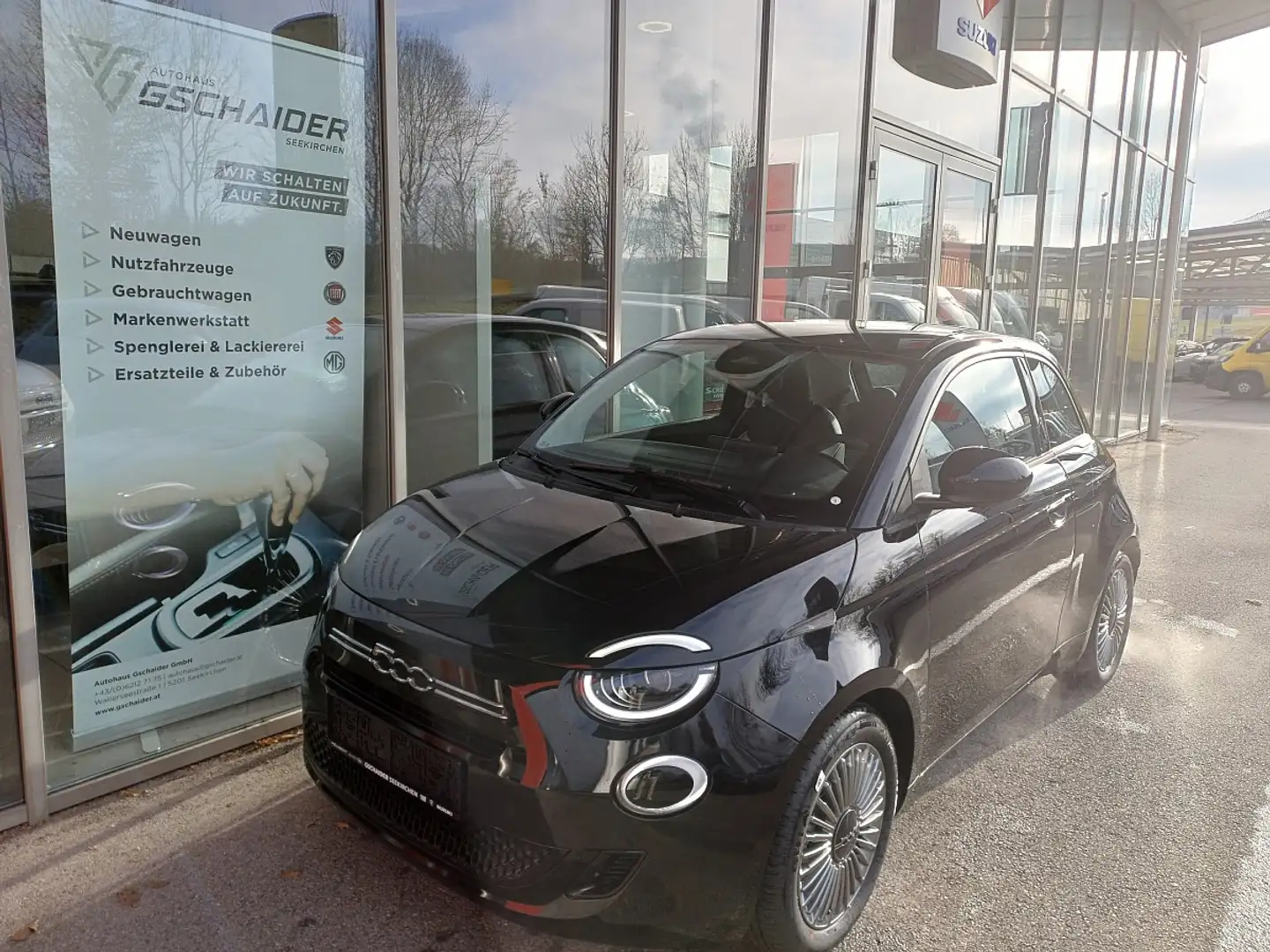Fiat 500 Hatchback Hybrid Torino Schwarz - 1