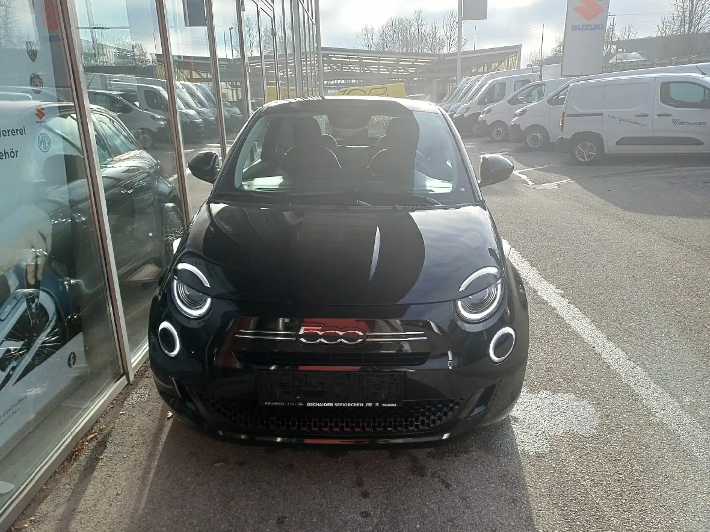 Fiat 500 Hatchback Hybrid Torino Schwarz - 2