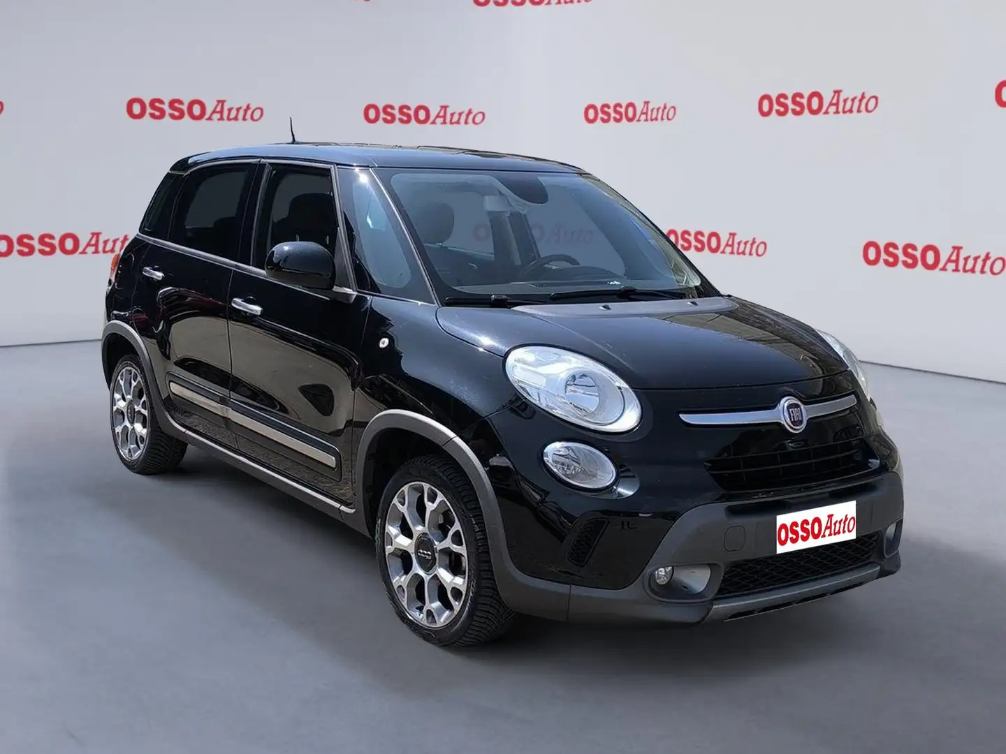 Fiat 500L 1.3 MULTIJET 85 HP TREKKING NEOPATENTATI COME STA Nero - 2