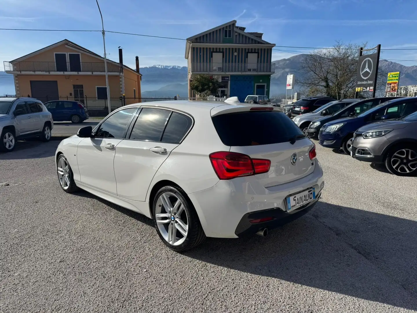 BMW 118 Bmw 118d 5p. Msport automatico garanzia Blanc - 2