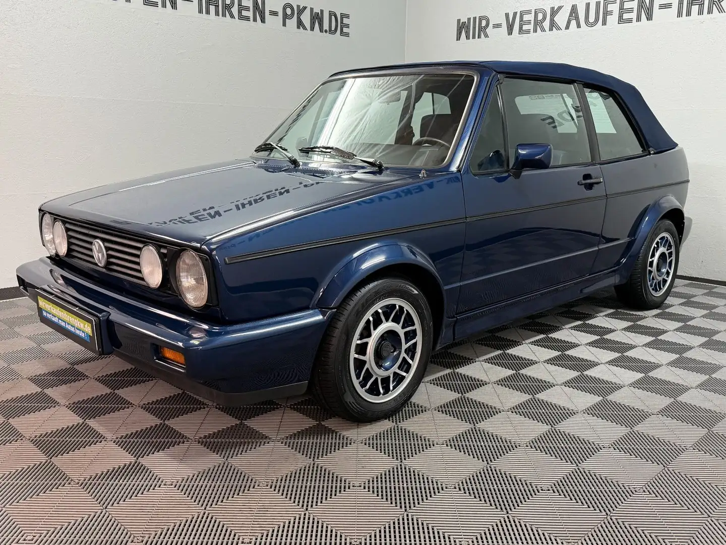 Volkswagen Golf 1 Cabrio 1.8 H-Zulassung Blau - 2