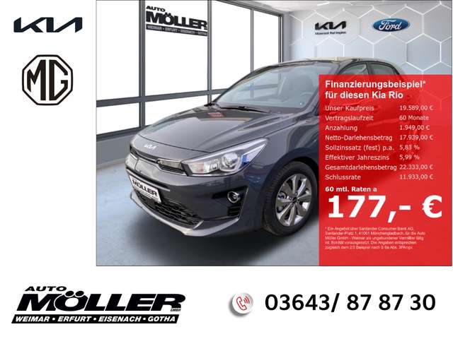 Imagine Kia Rio Spirit 1.0T Navi Kamera DAB Tempomat Klima  PDC