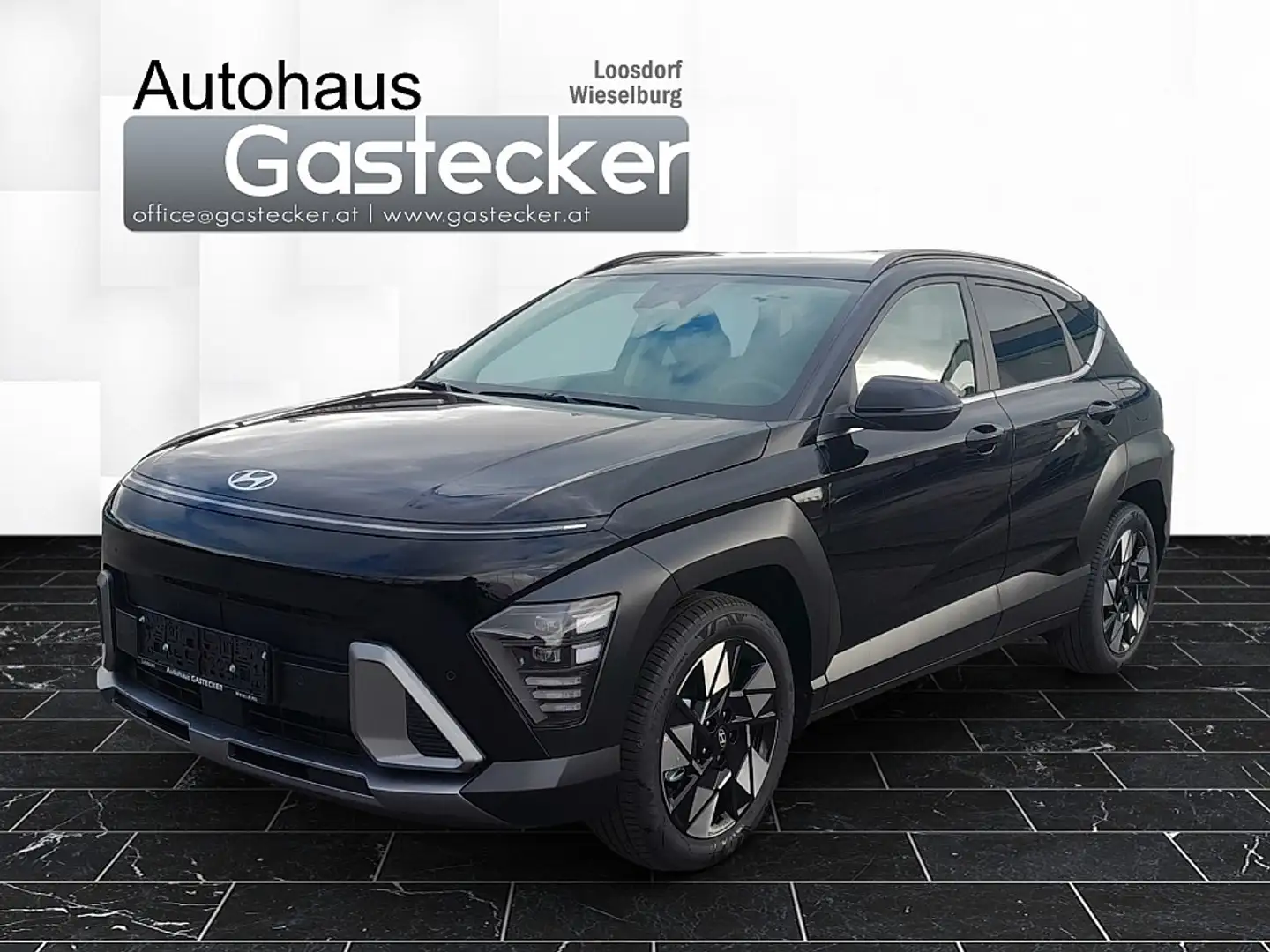 Hyundai KONA Kona 1,6 Hybrid 2WD GO Plus DCT Aut. Noir - 1
