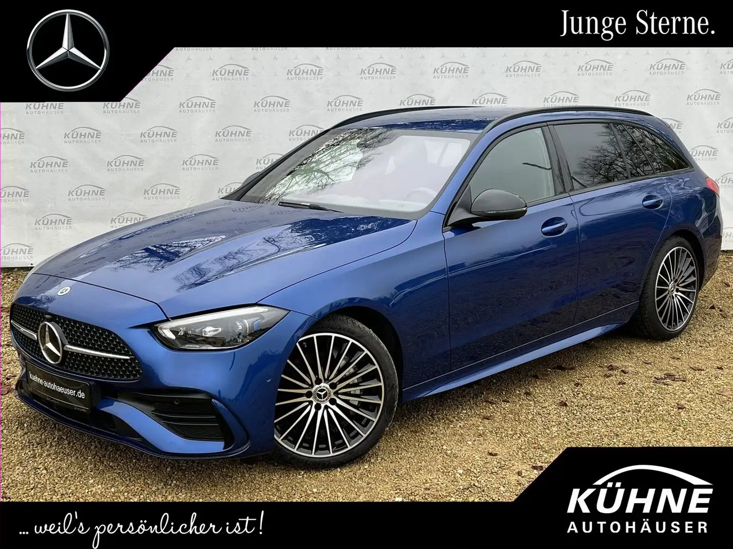 Mercedes-Benz C 200 d T AMG Advanced Night+Burmester+Digital ! Schwarz - 1