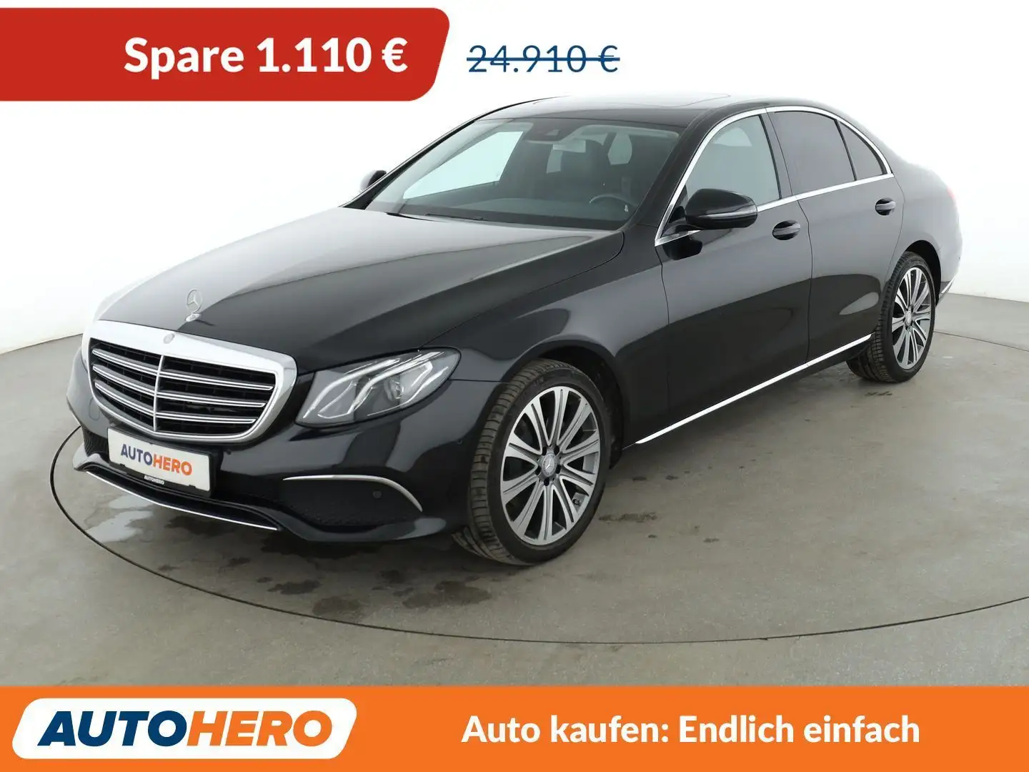 Mercedes-Benz E 200 E 200 Exclusive Aut.*NAVI*LED*CAM*PDC* Negro - 1