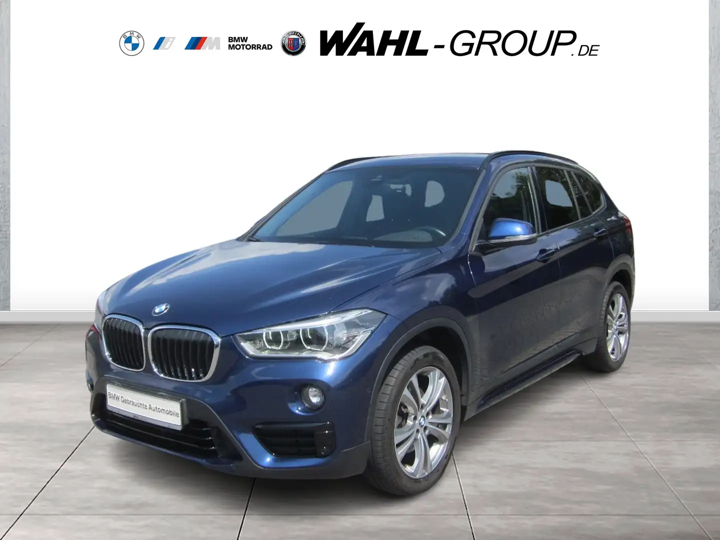 BMW X1 xDrive18d SPORT LINE NAVI LED AHK GRA PDC    HIFI Blau - 1