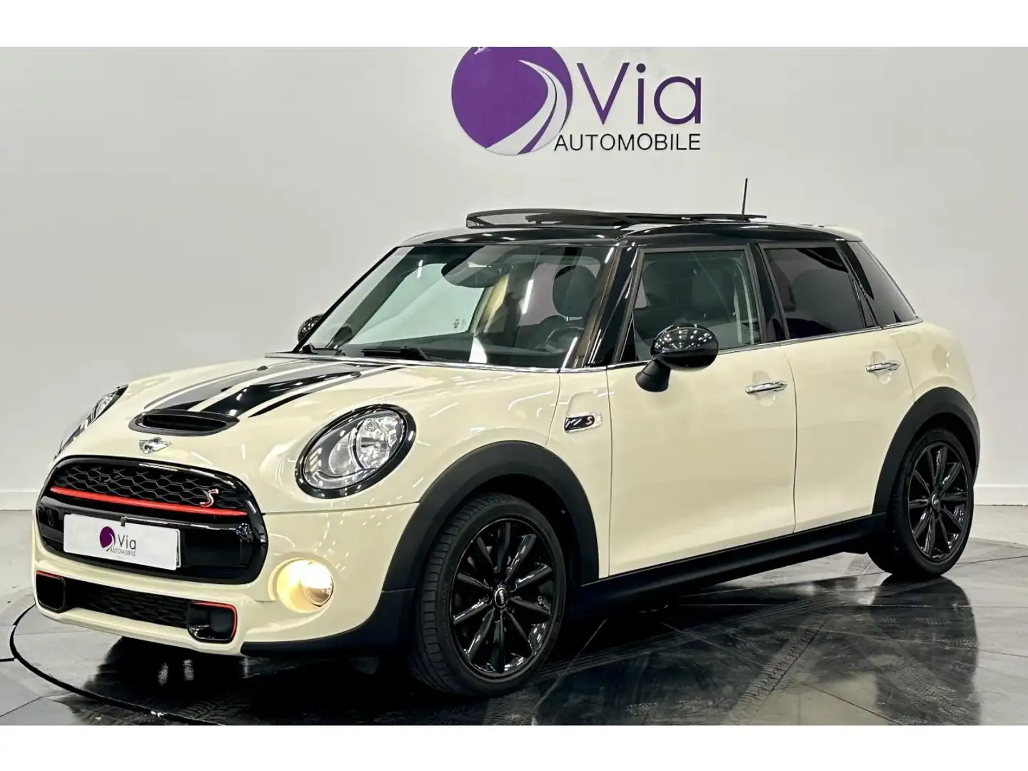 MINI Cooper S 2.0i 192 COOPER S / TOIT OUVRANT / CUIR Blanc - 1